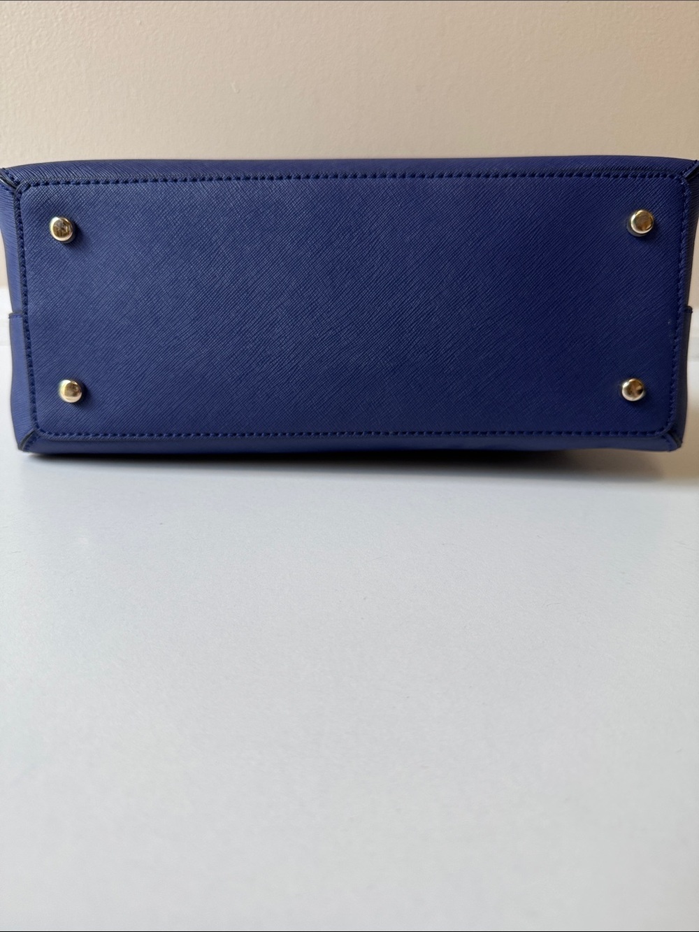 kate Spade Two-Tone Black and Blue Dome Satchel Bag - Picture 6 of 13